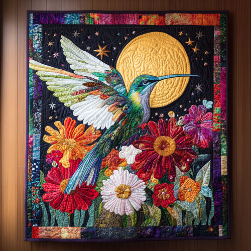 Golden Hummingbird CW3009048CL Quilt