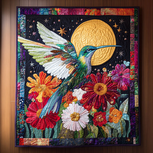 Golden Hummingbird CW3009048CL Quilt