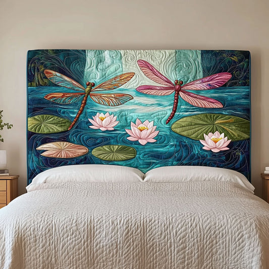Lotus Dragonfly QA1812008CL Quilted Headboard Slipcover