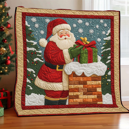 Santa’s Gift Delivery CW1811070CL Quilt