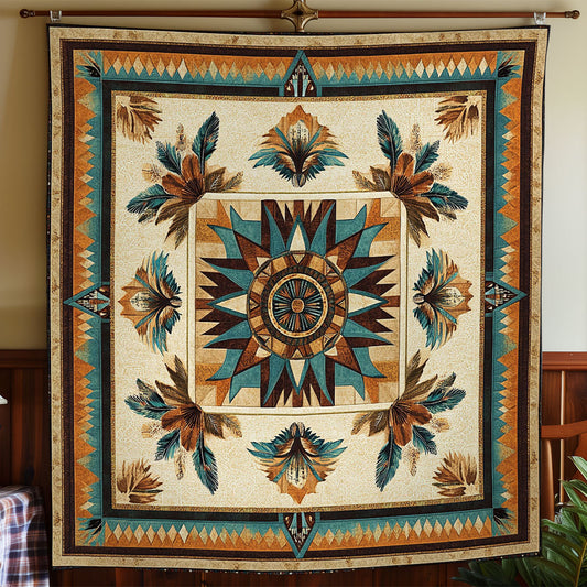 Native American Flower WY0602171CL Quilt