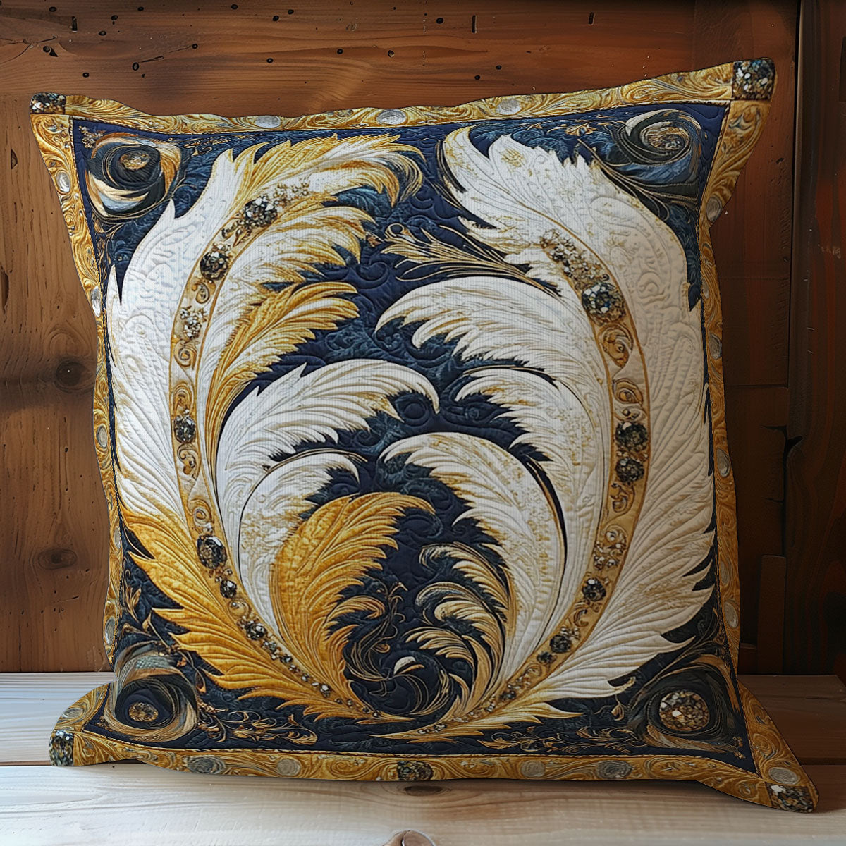 Beautiful Feather WY0602066CL Quilt Pillow Case