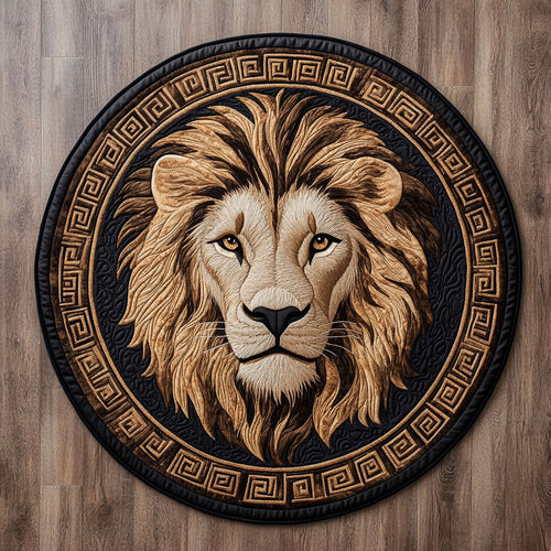 Ancient Lion WN1807001CL Quilted Round Mat
