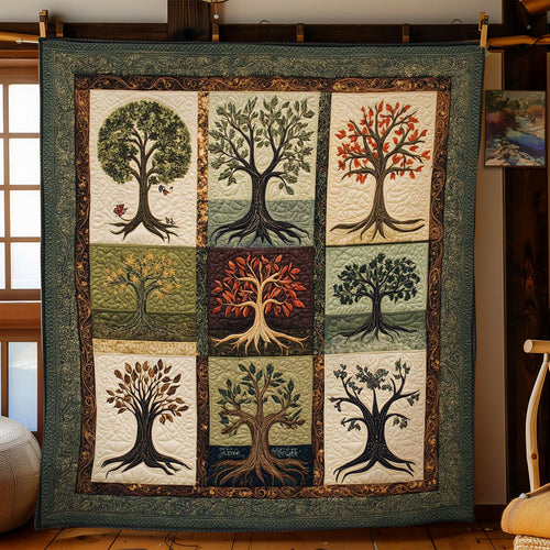 Forest Symphony Tree Of Life WN0301025CL Quilt