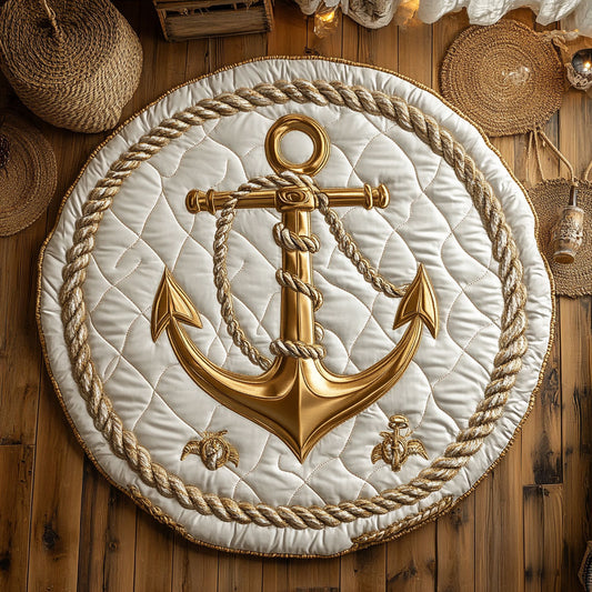 Harbor Gold WY1106020CL Quilted Round Mat