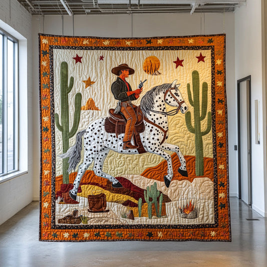 The Desert Cowboy WY2108055CL Quilt