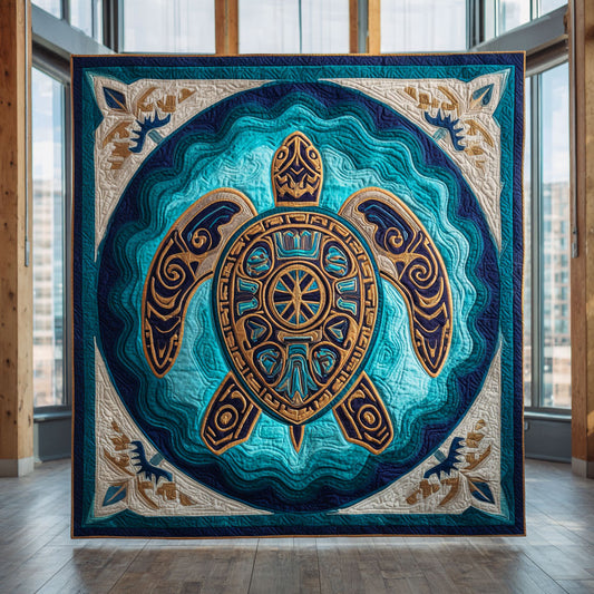 Mandala Turtle CW0509032CL Quilt