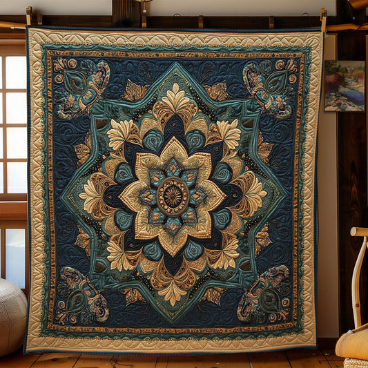 Midnight Flower WY2702078CL Quilt