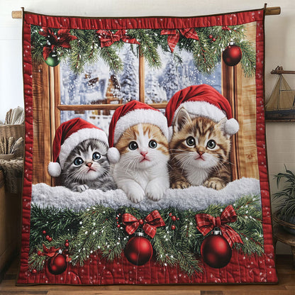 Cat Holiday Glow WN1411014CL Quilt
