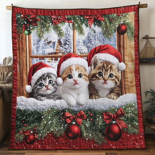Cat Holiday Glow WN1411014CL Quilt