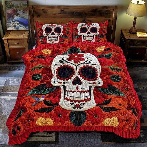 Flower Skull WY2811057CL Duvet Cover Set