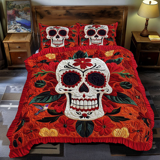 Flower Skull WY2811057CL Duvet Cover Set
