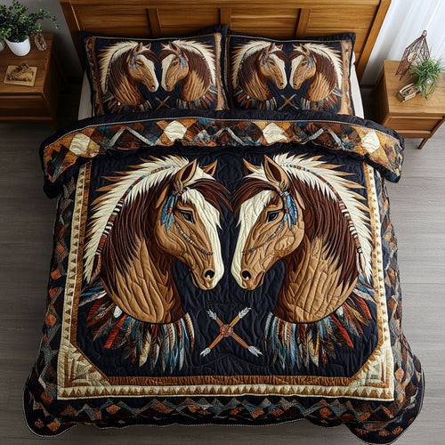 Horse Native American CW0801034CL Duvet Cover Set