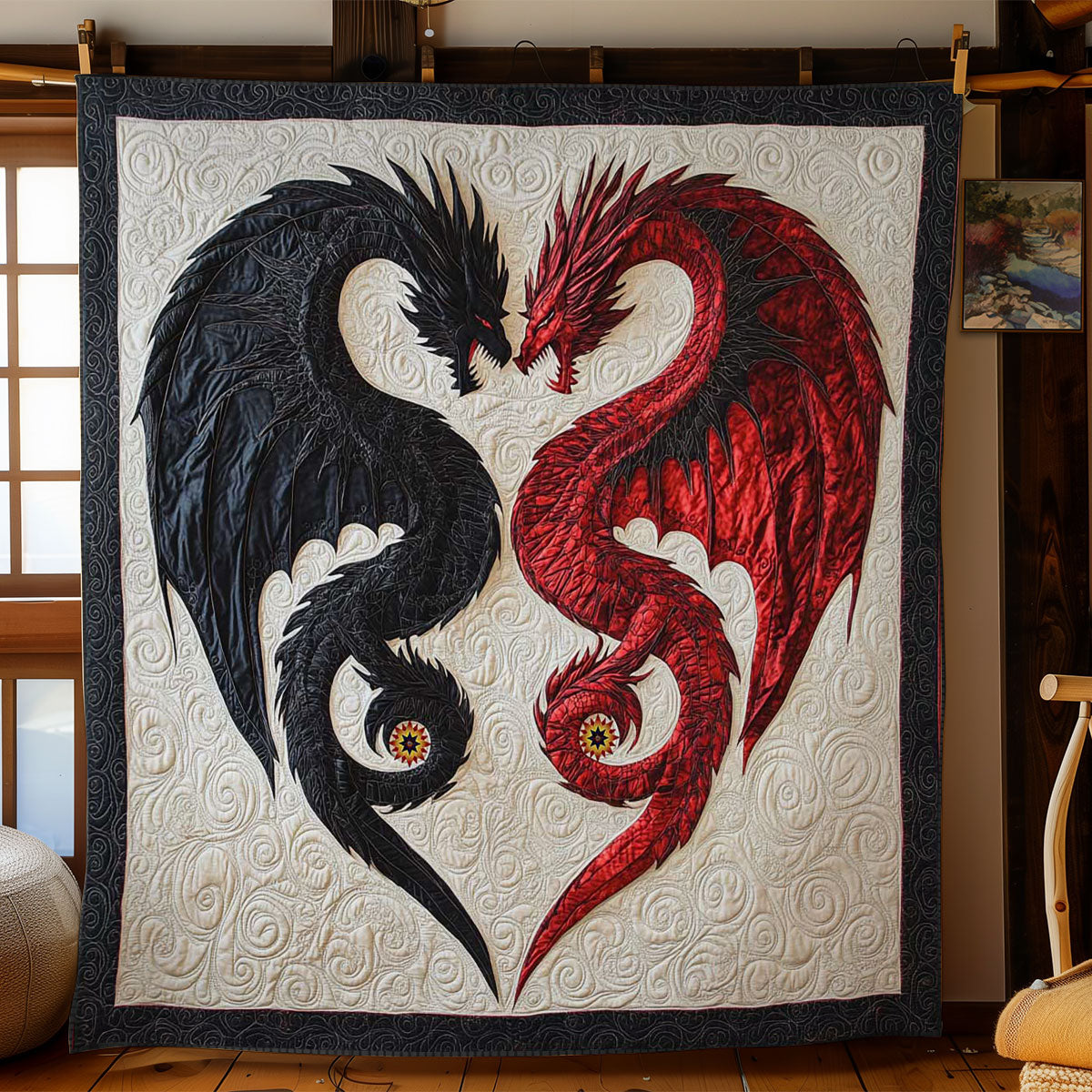 Twin Dragons WN1812030CL Quilt