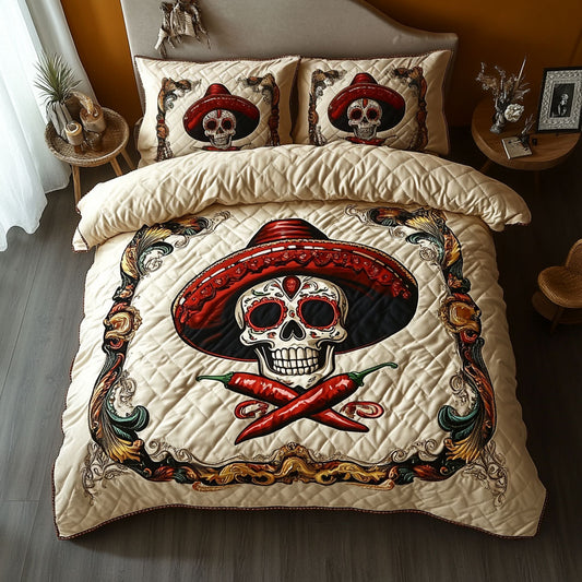 Firestorm Skull WN0609036CL Duvet Cover Set