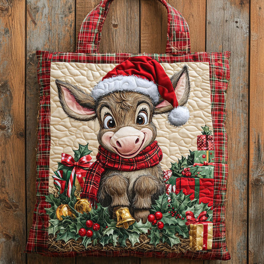 Donkey Merry Lights WN1111038CL Quilted Tote Bag