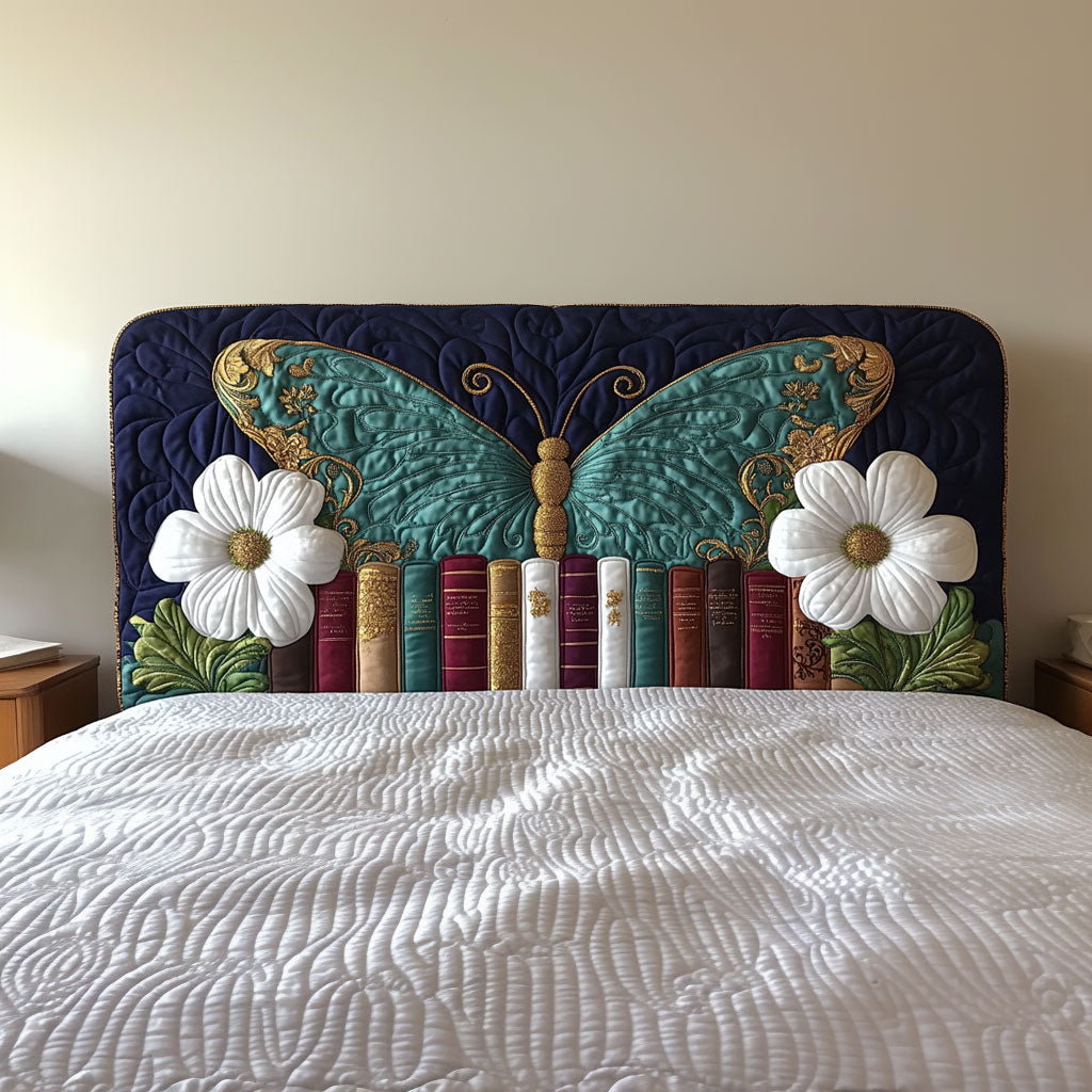 Knowledgeable Butterfly QA2312018CL Quilted Headboard Slipcover