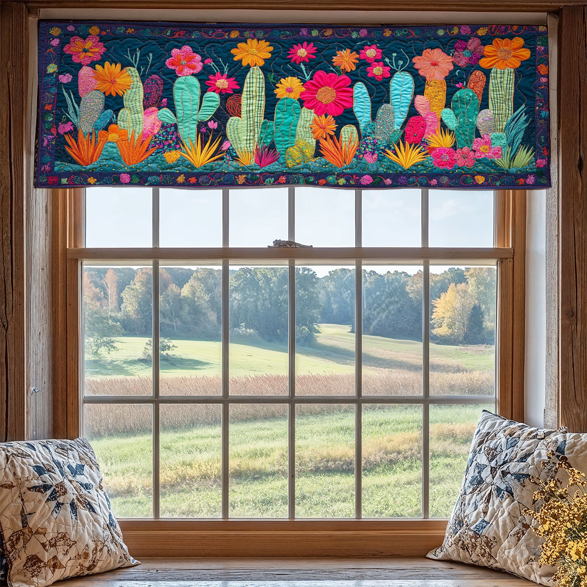 Vivid Desert WY1605049CL Quilted Valance