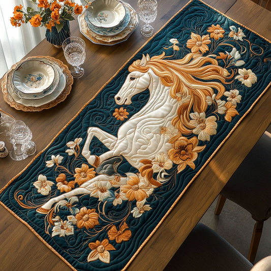 Floral Ride CP2805011CL Quilted Table Runner