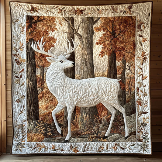 Autumn Forest Stag CP1606021CL Quilt