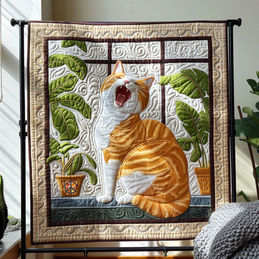 Yawning Cat WJ2510023CL Quilt