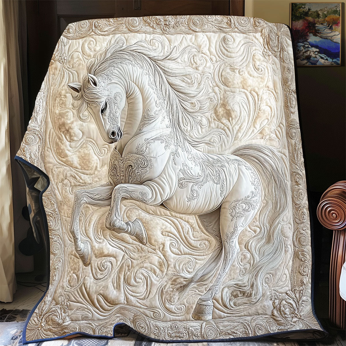 Galloper Horse WY3112013CL Quilt
