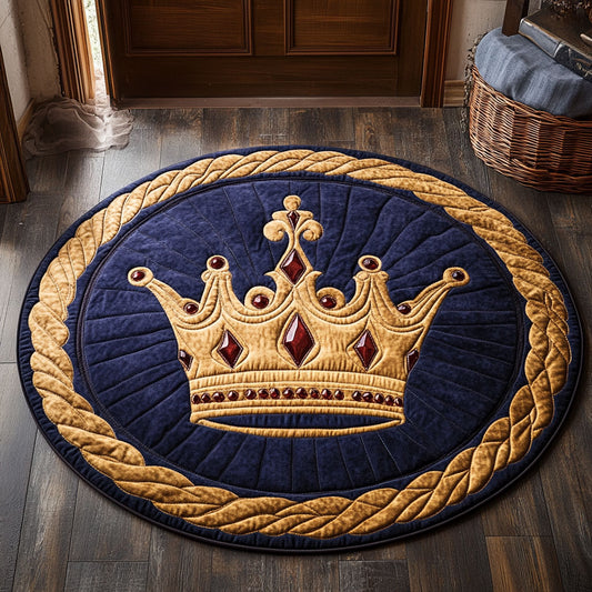 Majestic Reign CP2807009CL Quilted Round Mat