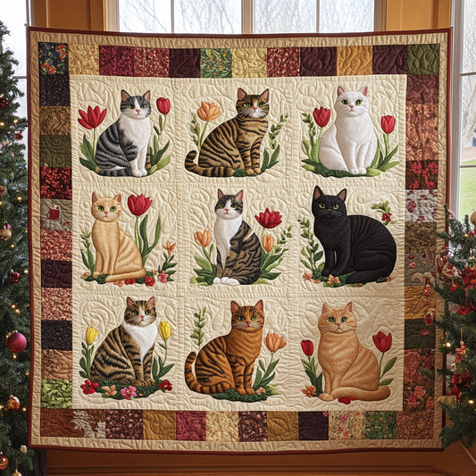 Cat Paradise CW0611024CL Quilt