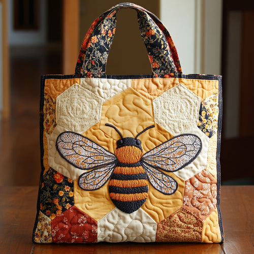 Bee Glow CW1711011CL Quilted Tote Bag