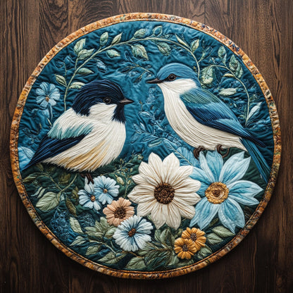 Threads of Freedom CM1305026CL Quilted Round Mat