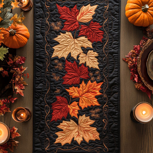 Maple Cascade WN2807072CL Quilted Table Runner