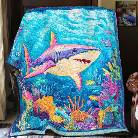 Shark Under Sea WX2312043CL Quilt