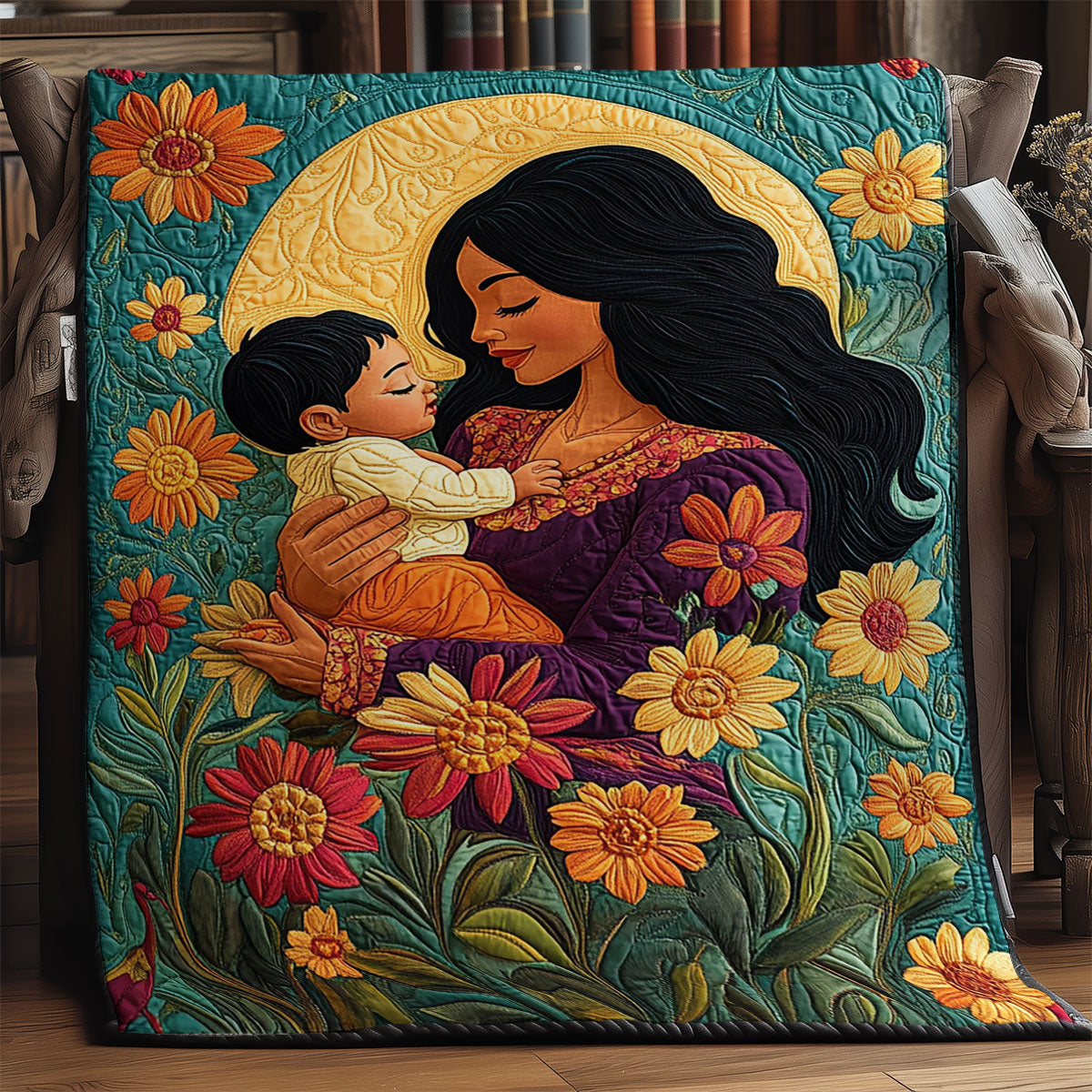 Mother Blessing WY0404042CL Quilt