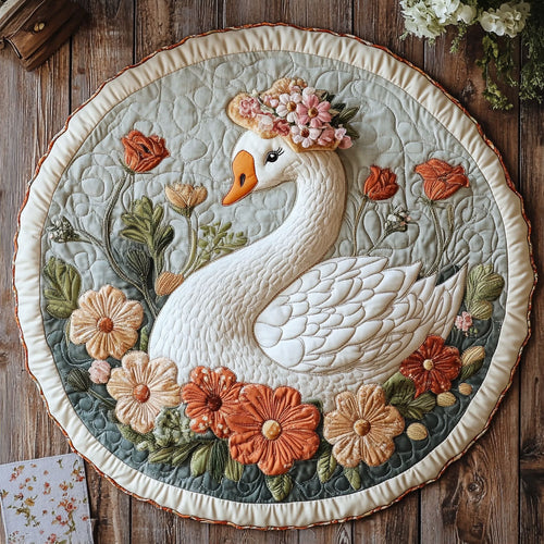 Elegance  Spring CP0206063CL Quilted Round Mat