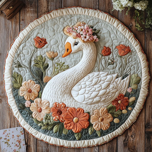 Elegance  Spring CP0206063CL Quilted Round Mat