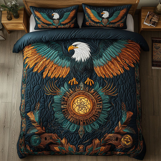 Tribal Bald Eagle CW0901028CL Duvet Cover Set