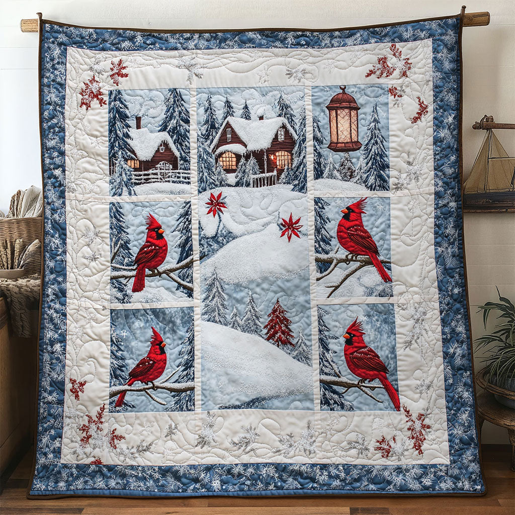 Winter Faith Cardinal WN0711064CL Quilt
