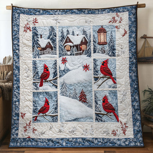 Winter Faith Cardinal WN0711064CL Quilt