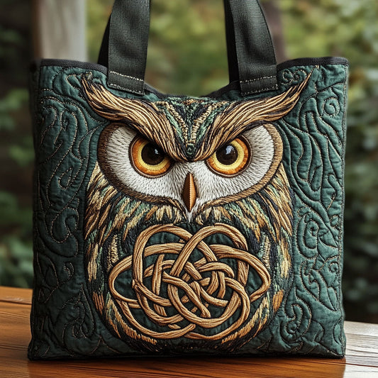 Shadow Owl CP1311069CL Quilted Tote Bag