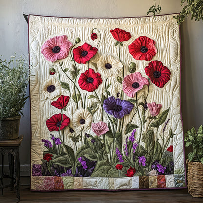Poppy Garden CW1106037CL Quilt