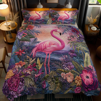 Blooming Flamingo WN1701088CL Duvet Cover Set