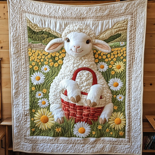 Lamb Garden CP0906038CL Quilt