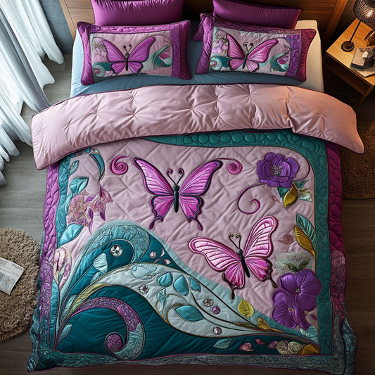 Vintage Butterfly CP0307023CL Duvet Cover Set