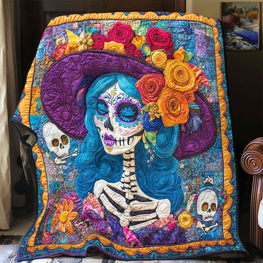 Woman Day Of The Dead WX2712054CL Quilt