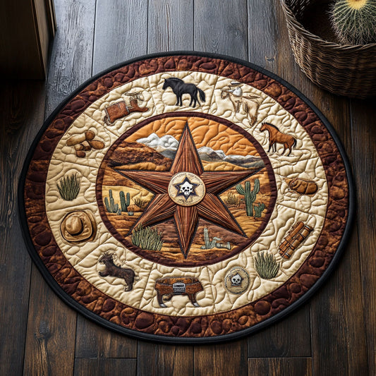 Country Soul CM0406020CL Quilted Round Mat