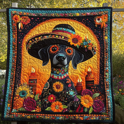 Fiesta Dog WY1208008CL Quilt
