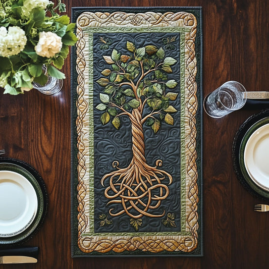 Elegant Tree CP2605023CL Quilted Table Runner