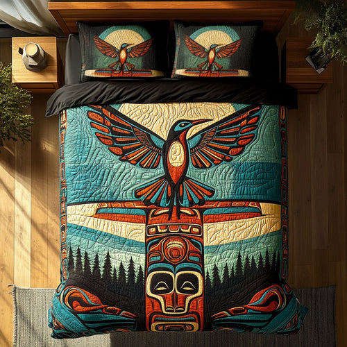 Hummingbird Totem WY1408009CL Duvet Cover Set