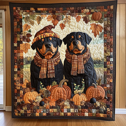 Pumpkin Pups CP2708037CL Quilt