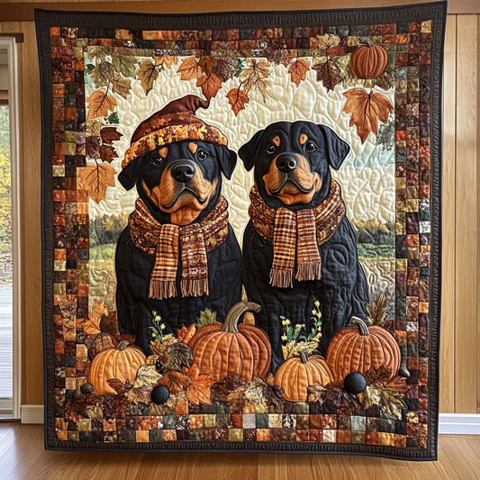 Pumpkin Pups CP2708037CL Quilt